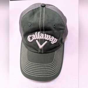 Callaway Golf Cap In Green And White Excellent Condition Embroidered